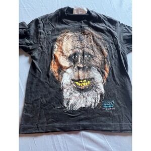 Vintage 1991 Harry and the Hendersons Kids Short made in USA Black Med Toddler